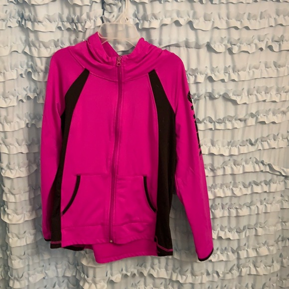 Justice Jackets & Coats Justice Girls Cheer Hooded Jacket Size 214